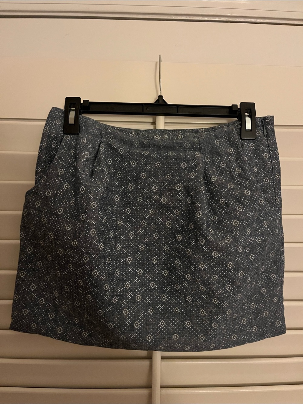Alternative chambray mini skirt